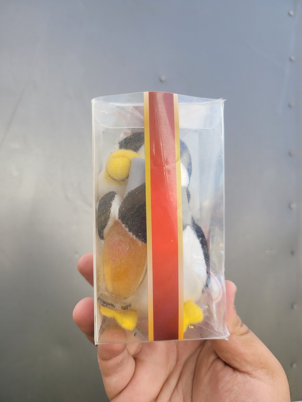 Plush Penguin Toy in Black, White & Yellow - Men Other Toys